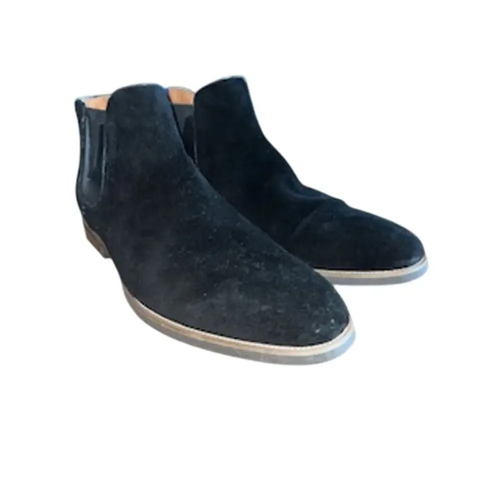 Florsheim Men's sz 13M “Flare” Black Suede Leather Chelsea Boot